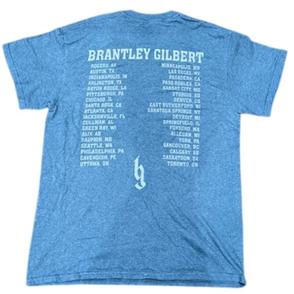 Vintage Tees - Brantley Gilbert Concert Tour Tee*SZ L - Picture 2 of 3